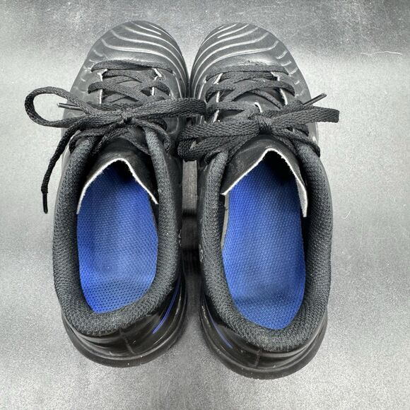 Nike Tiempo Legend 10 Club Turf Low Black Indoor Soccer Futbol Size 3Y EUC - Picture 5 of 7